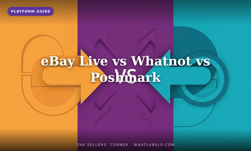eBay Live vs. Whatnot vs. Poshmark Shows: Which Platform Should You Sell On?
