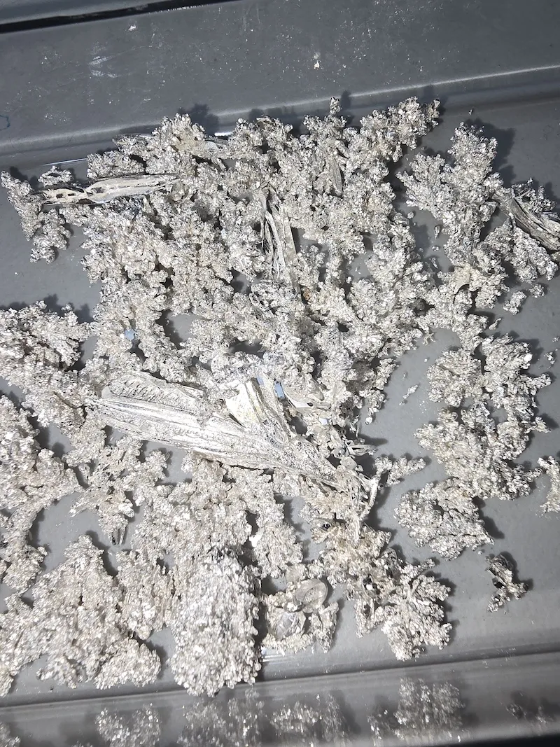 SilverSurfur's silver inventory staged and ready for a live stream